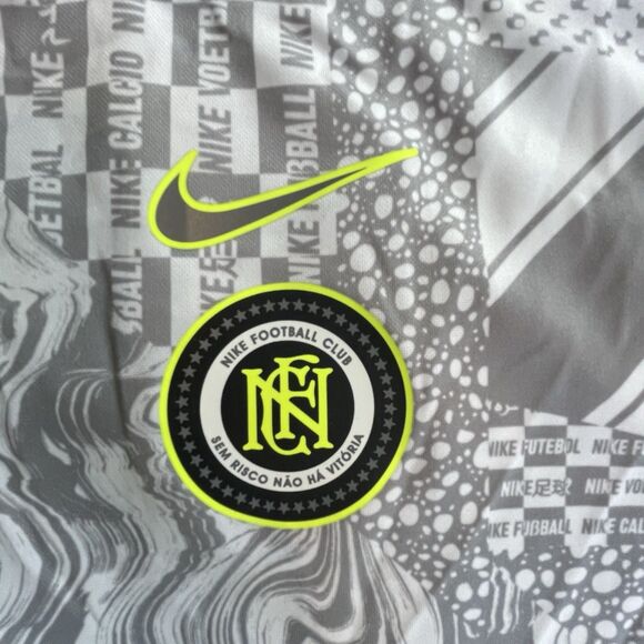 Nike F.C. Home Soccer Jersey Mens Medium White Gray Dri Fit CT2508-100 Med - Picture 3 of 14